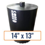 Core Bit Drill - Premium Black Large Diameter Wet Core Bits - Solid Back - Image 2