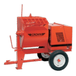 8 Cu Ft Mortar/Plaster Mixer | Honda Gas Engine | Highway Towable