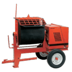 8 Cu Ft Mortar/Plaster Mixer | Poly-Drum | Honda Gas Engine | Highway Towable