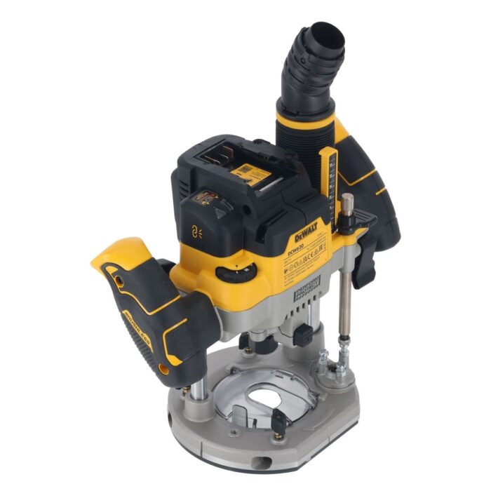 Dewalt DCW620NT 18V XR Brushless 1/2" Plunge Router with 1 x 5.0Ah Battery Charger & Case - Image 4