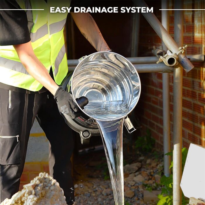 Excel 30L Wet & Dry Vacuum Cleaner 240V/1400W Without Power Take Off Socket - Image 6