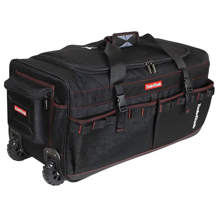 Tools4Trade 26" Heavy Duty Tool Bag with Wheels Black - Image 10