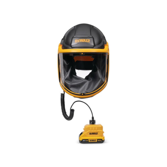 Dewalt DWRGH2SB21 Powered Air Purifying Respirator with Hard Hat With 1 x 2.0AH Battery & Charger - Image 2