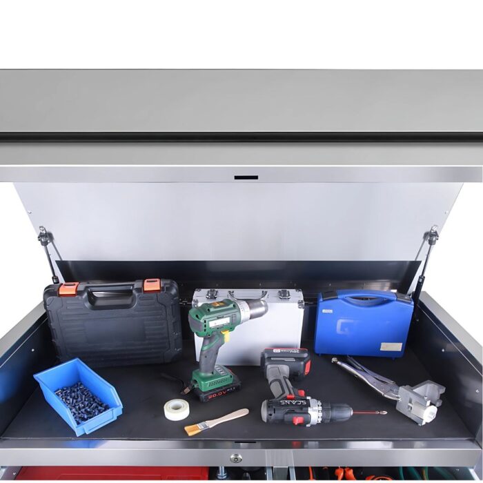 Excel 41" 8 Drawer Stainless Steel Tool Chest - Image 7