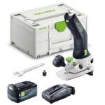 Festool MFKC 700 KA EB-Basic 18V Brushless Module Edge Router with 1 x 5.0Ah Battery Charger & Case