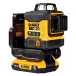 Dewalt DCLE34031D1 18V Compact 3 x 360 Green Laser with 1 x 2.0Ah Battery, Charger & Case - Image 2