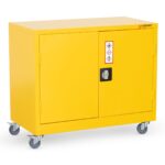 Armorgard HMC1 Safestor Hazardous Mobile Cupboard 900mm x 480mm x 810mm Secure Storage for Materials