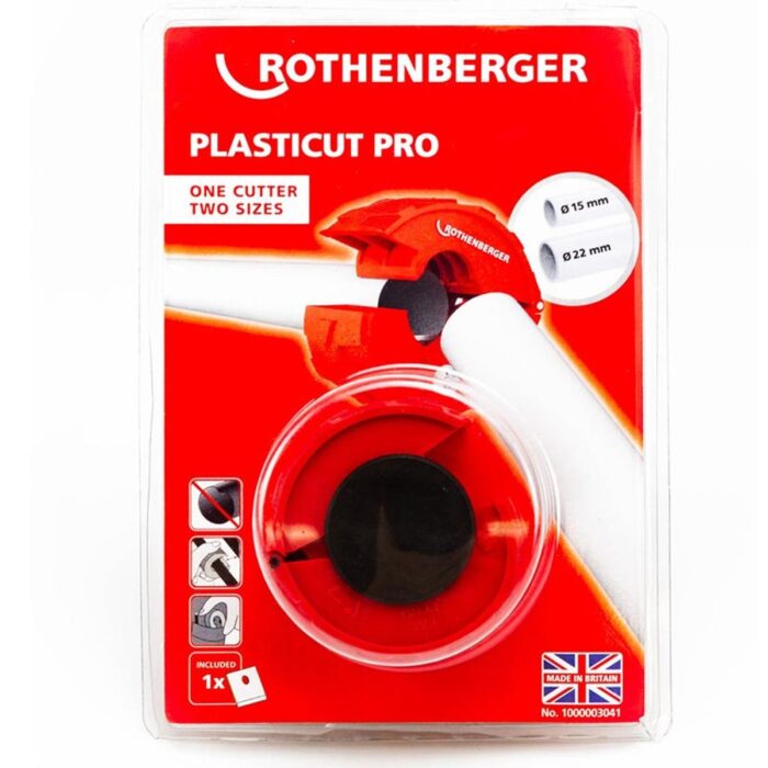 Rothenberger Plasticut Pro Pipe Cutter 15-22mm - 1000003041 - Image 7