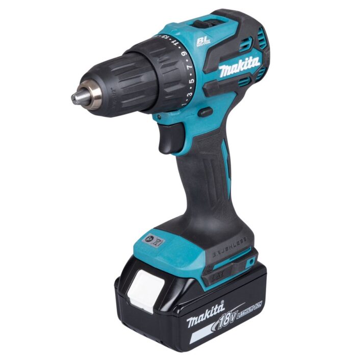 Makita DHP490RT1J 18V LXT Brushless Combi Drill With 1 x 5.0Ah Battery, Charger In Case - Image 2