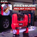 Excel 18V Cordless Grease Gun with 1 x 4.0Ah Battery & Charger - Image 5