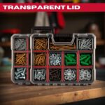 Excel 2-in-1 Tool Organiser Case, Portable Storage with Custom Dividers & Clear Lid - Image 5