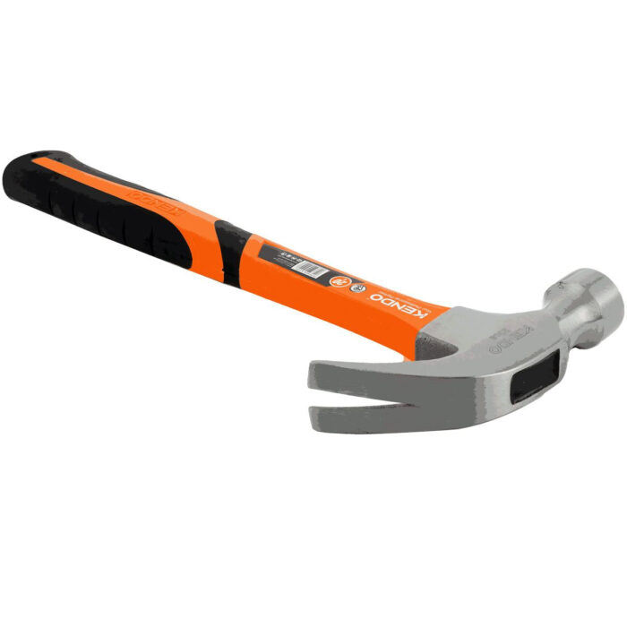 Kendo 20oz Fiberglass Claw Hammer - Image 3