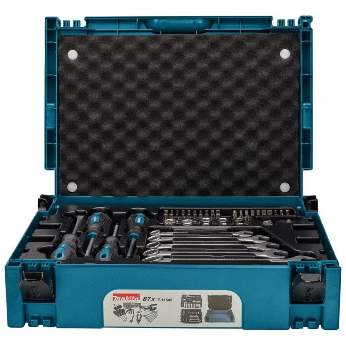 Makita E-11542 Makpac Hand Tool Set Of 87 Pieces In Case - Image 5