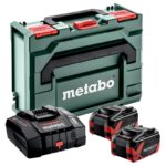 Metabo Basic Set 2 x 8.0Ah LiHDX Tabless Battery with ASC290 Charger & Metabox 145