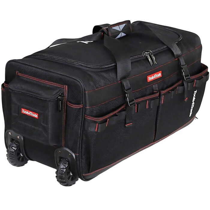 Tools4Trade 26" Heavy Duty Tool Bag with Wheels Black - Image 15