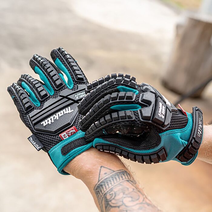Makita P-84464 Advanced ANSI 2 Impact-Rated Demolition Gloves Size Medium - Image 6