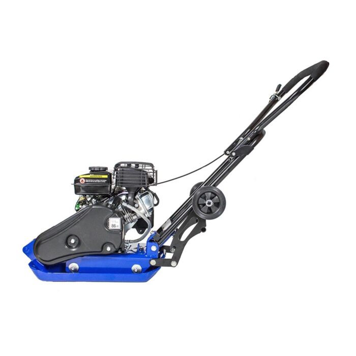 Hyundai HYCP5030 78.5cc Petrol Plate Compactor Wacker Plate with Wheel Kit and Paving Pad - Image 4
