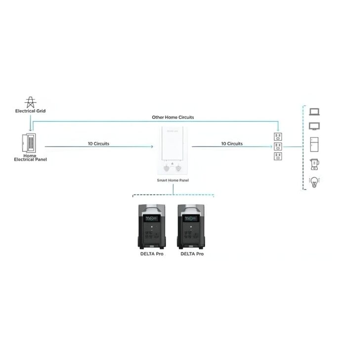 EcoFlow Smart Home Panel Combo (13 Relay Modules) - DELTAProBC-US-RM - Image 7