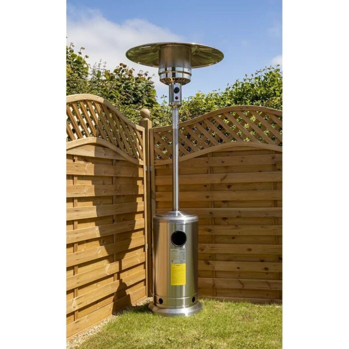 Sealey DG2 Dellonda Commercial & Domestic Outdoor Garden Gas Patio Heater Stainless Steel 13kW - Image 10
