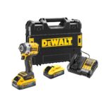 Dewalt DCF921H2T 18V Brushless 1/2'' Impact Wrench with 2 x 5.0Ah Battery Charger & Case