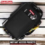 Tools4Trade 20" (50cm) Heavy-Duty Tool Bag with Multi-Pockets & Hard Base - Black - Image 6