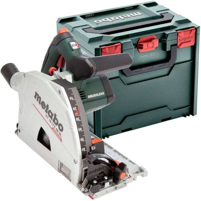 Metabo KT 18 LTX 66 BL 18V Brushless Plunge Saw with 1600mm Guide Rail Kit - Image 2