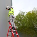 Excel Electricians Fibreglass Platform Step Ladder 5 Tread 1.81m EN131 - Image 13