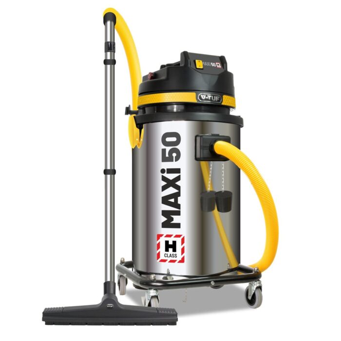 V-TUF MAXIH240-50L H-Class Industrial Dust Extraction Vacuum Cleaner for Efficient Performance 240V/1750W - Image 2