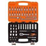 Kendo 56-Piece 1/4 Inch Socket Set