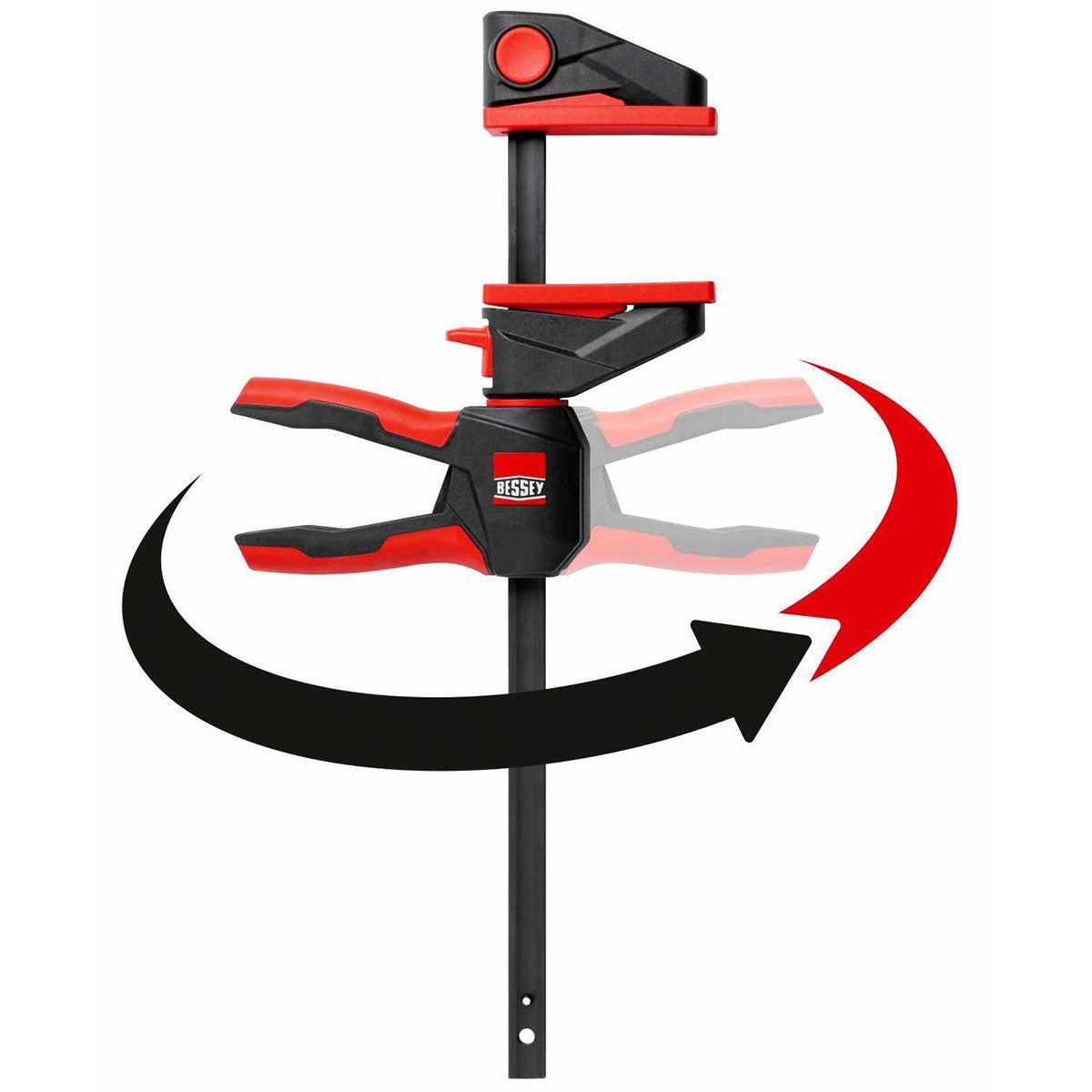 f770ea41-ddc1-46f9-806e-6a1db77a9ae4 Bessey 300mm One-Handed Clamp with Rotating Handle EZ360-30 - Image 1