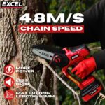 Excel 18V Cordless Mini Chain Saw Body Only (Battery & Charger Not Included) - Image 3