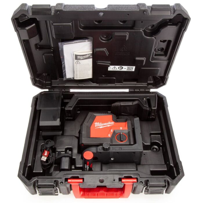 Milwaukee L4CLLP-301C Green Cross Line Laser with Plumb Points 4933478244 - Image 7