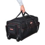 Tools4Trade 26" Heavy Duty Tool Bag with Wheels Black - Image 12