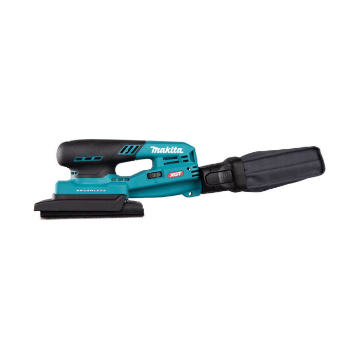 Makita BO005CGZ 40V XGT 80 x 130mm Brushless Orbital Sander with 1 x 4.0Ah Battery Charger & Bag - Image 5
