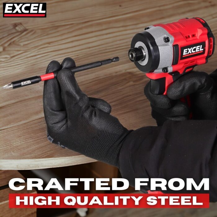 Excel 150mm Magnetic Impact Bit Holder with Blister Card - Image 2