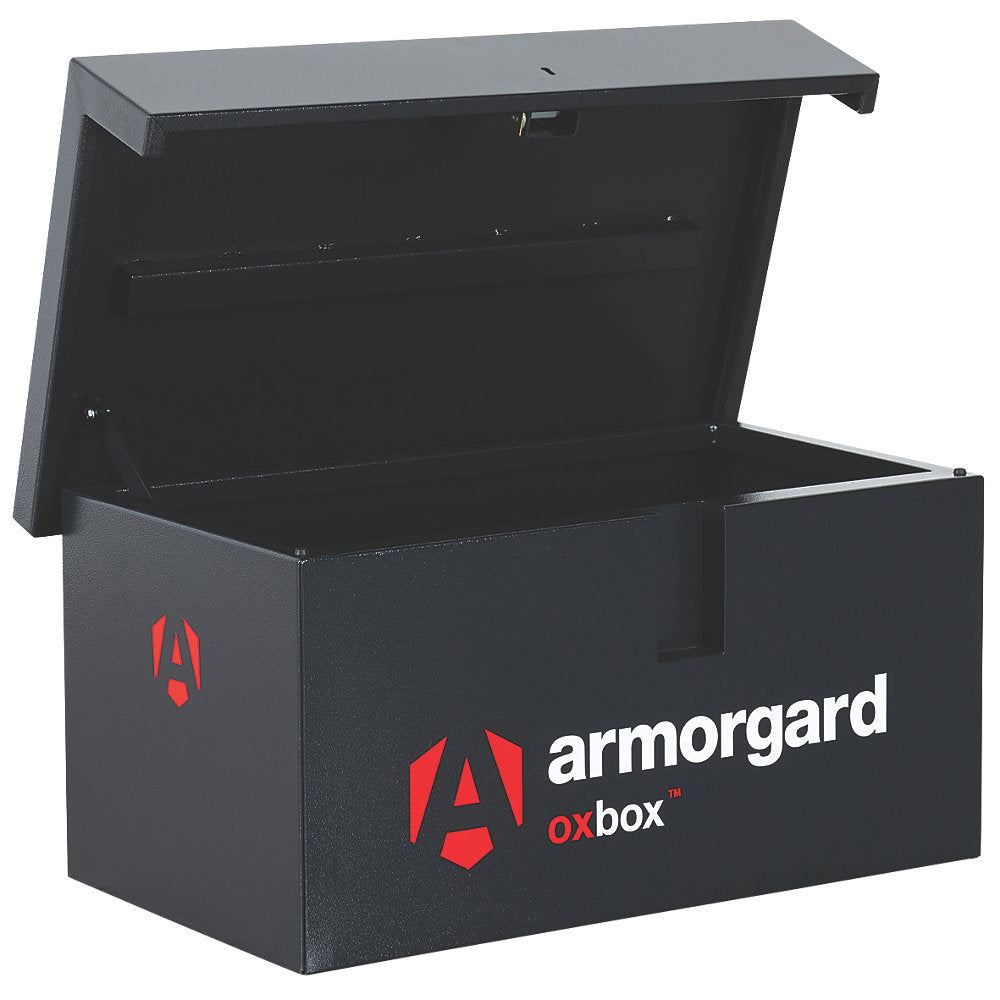 fac3a827-507e-4b1f-bc61-6b70690a3384 Armorgard OX05 OxBox Van Storage Box 810mm x 470mm x 380mm Secure Tool Storage Solution - Image 1