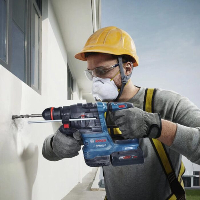 Bosch GBH 18V-22 X 18V Brushless SDS+ Rotary Hammer with ONECHUCK Body Only 0611924100 - Image 5