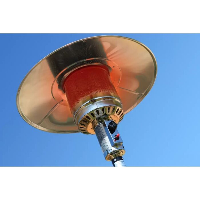 Sealey DG2 Dellonda Commercial & Domestic Outdoor Garden Gas Patio Heater Stainless Steel 13kW - Image 3