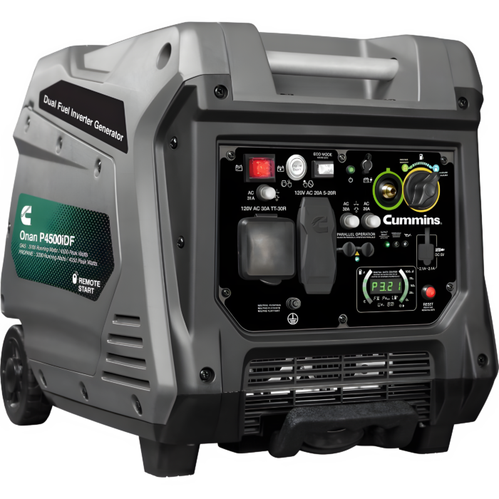 Cummins P4500iDF 3700W/4500W Remote Start Dual Fuel Inverter Onan Generator Scratch & Dent - Image 6