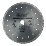 10" x .060 Q-Drive Plus Tile Blade Dry  Platinum - Hard Material - Grey