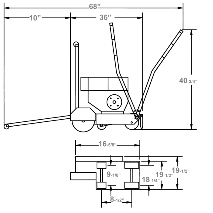 Core Cut Joint Saw - 11.7HP - Gas - 14" Blade - Upcut - Image 2