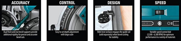 Makita XPS01PTJ 5.0Ah 18V X2 LXT Lithium-Ion (36V) Brushless Cordless 6-1/2" Plunge Circular Saw Kit