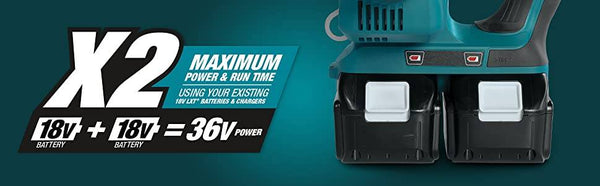 Makita XPS01PTJ 5.0Ah 18V X2 LXT Lithium-Ion (36V) Brushless Cordless 6-1/2" Plunge Circular Saw Kit