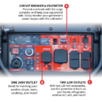 Inverter Generator – 10,000 Watt, Gas Powered, Electric Start, Super Quiet & Portable - Image 3