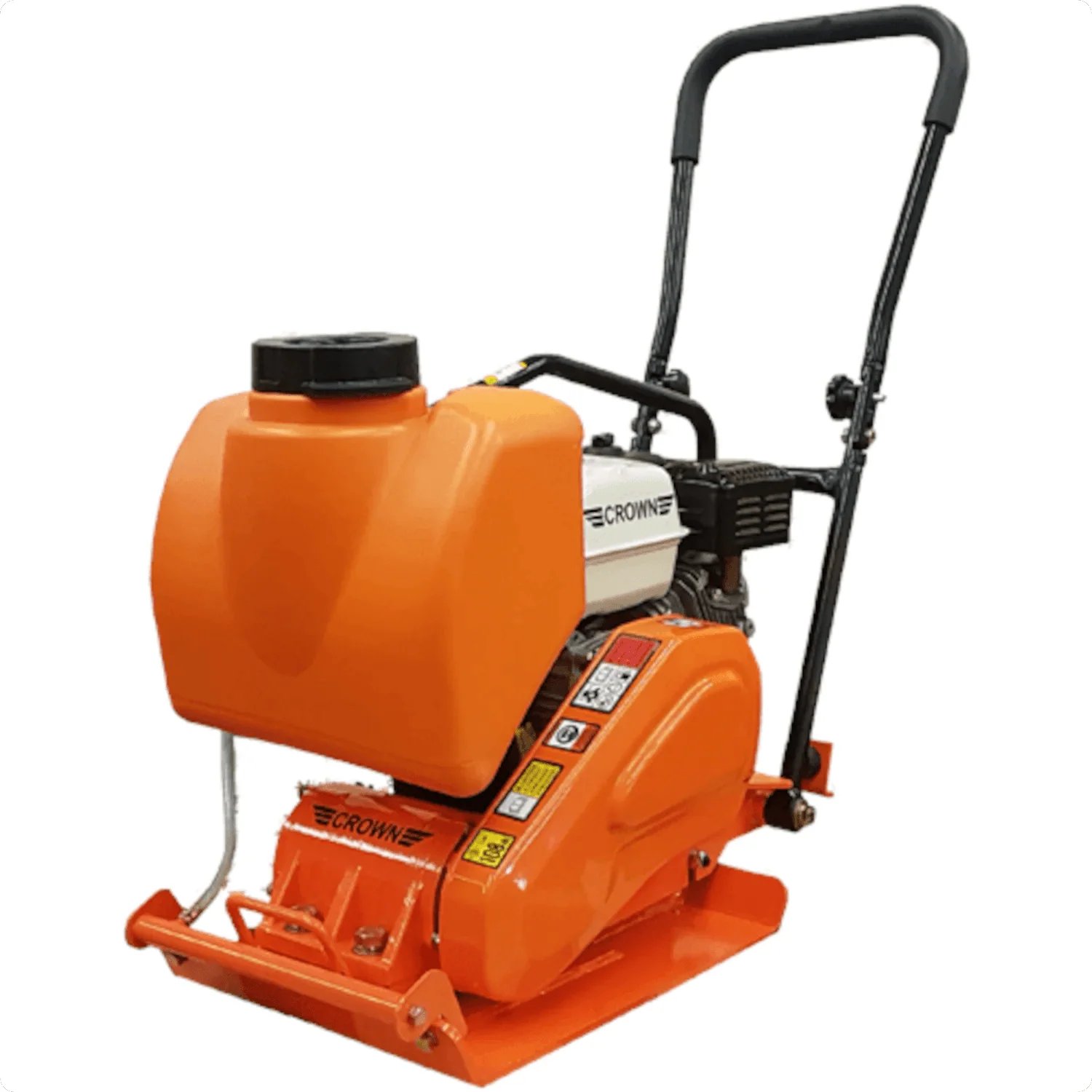 reversible-plate-compactor-for-sale-crown-equipment-mvp60 Crown Plate Compactor for Sale - Honda GX160 - 5.5 HP - 2,360 lbs/ft² - Image 1