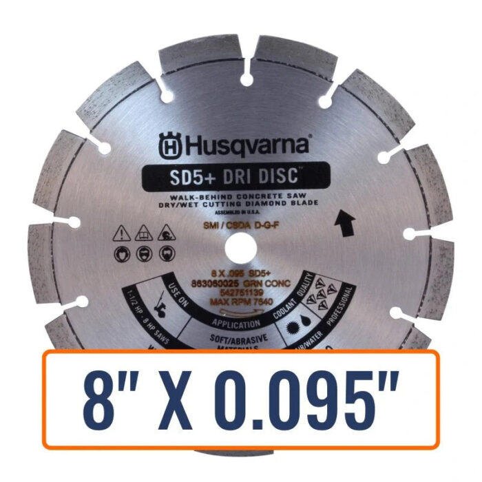 Soff Cut Saw Blades - Husqvarna Sd5+ Dri Disc - Image 3
